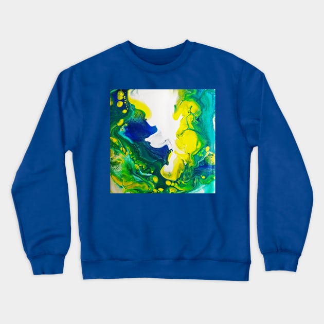 Brilliant Waves Crewneck Sweatshirt by WickedFaery